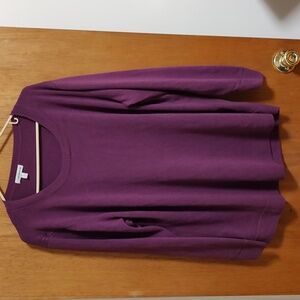 Ladies Croft Barrow Purple Sweater Size 1X NWT